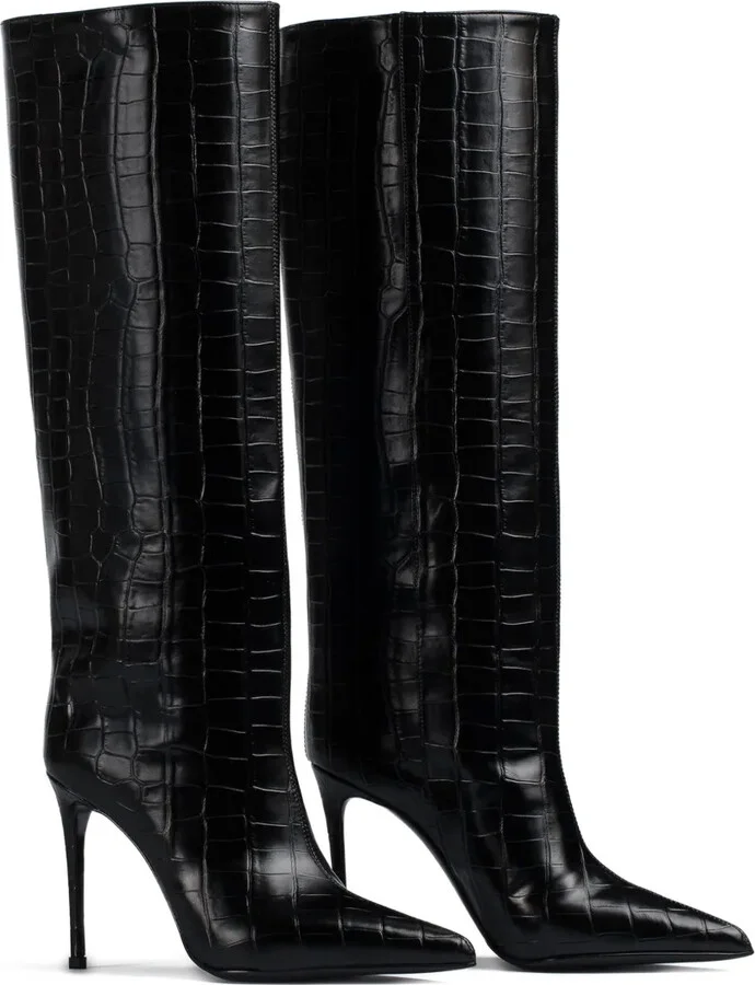 100mm Bella knee-high boots - Image 2
