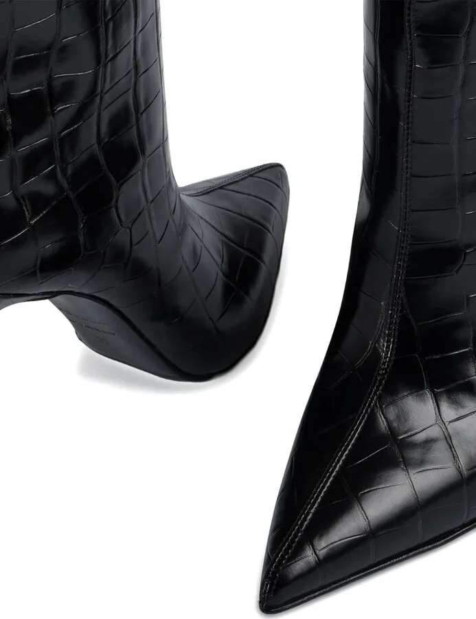 100mm Bella knee-high boots - Image 4
