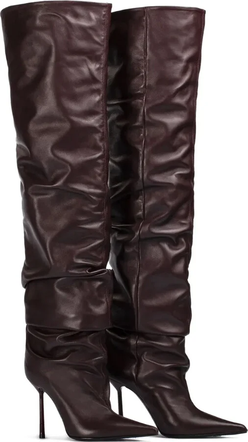 100mm Bella stiletto thigh-high boots - Image 2