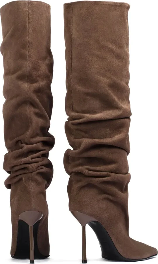 100mm Bella suede boots - Image 2