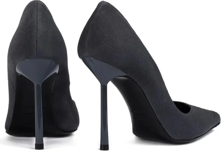 100mm Bella suede pumps - Image 3