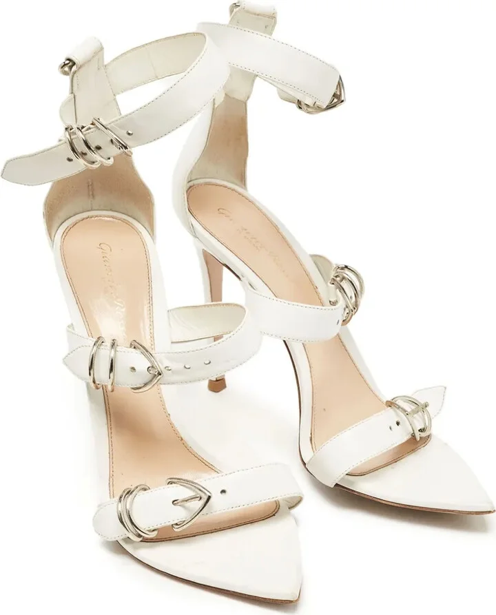 100mm Belted Stiletto Sandals - Image 2
