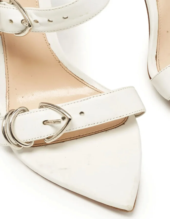 100mm Belted Stiletto Sandals - Image 5