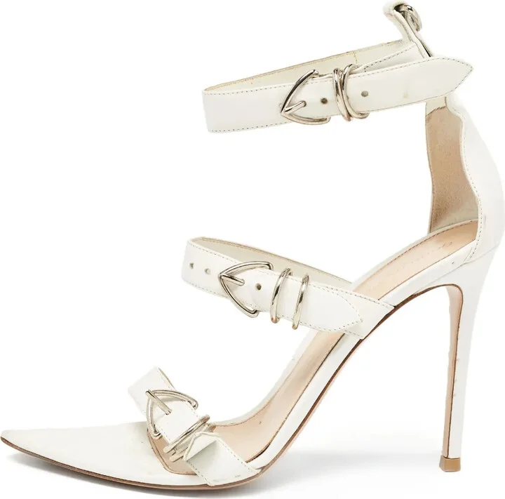 100mm Belted Stiletto Sandals