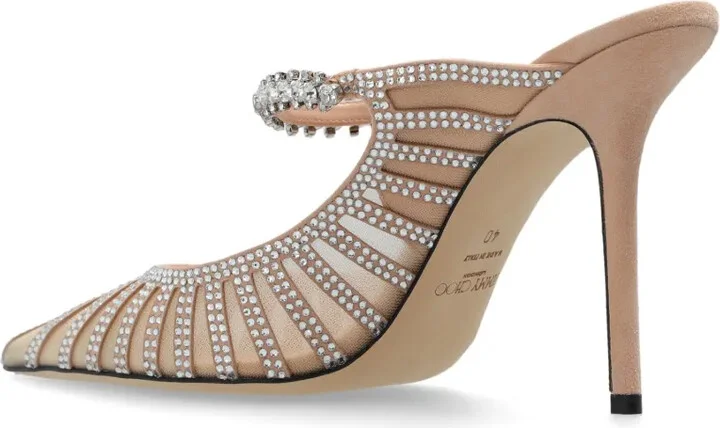 100mm Bing crystal-embellished mules - Image 5