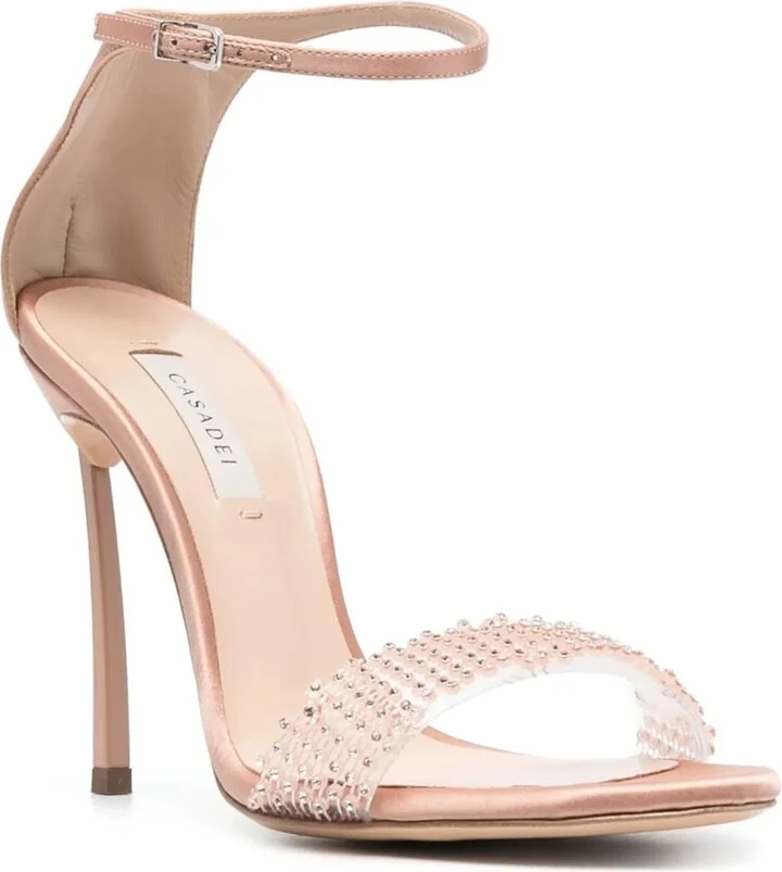 100mm Blade Twenties Satin Sandals - Image 2