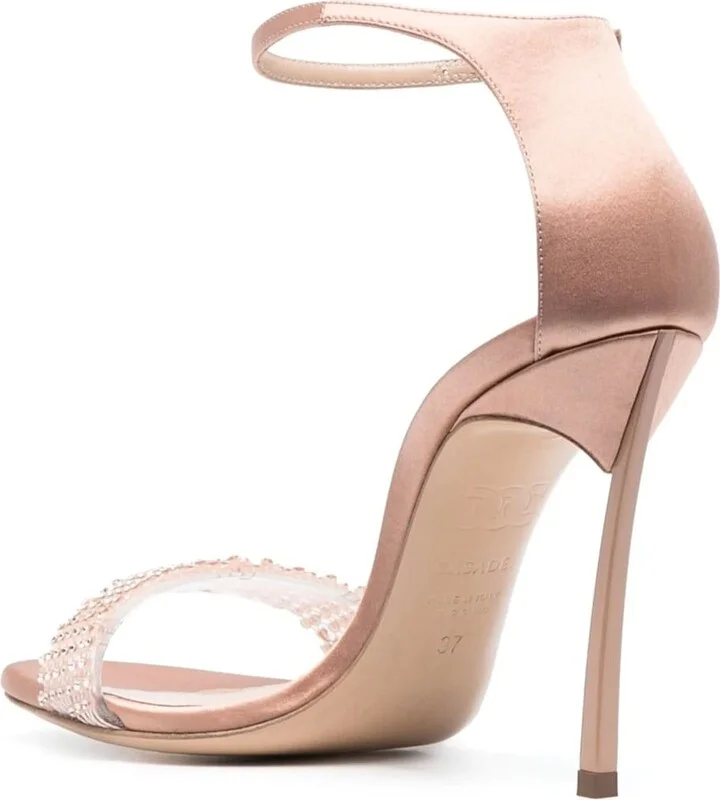 100mm Blade Twenties Satin Sandals - Image 3
