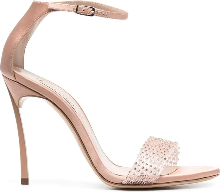 100mm Blade Twenties Satin Sandals