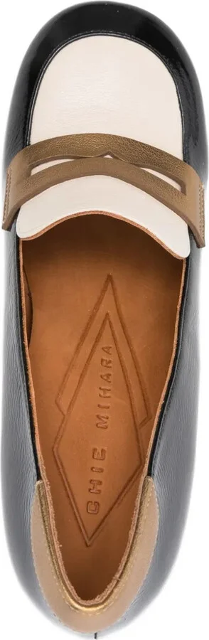 100mm Block-Heel Loafer Pumps - Image 4
