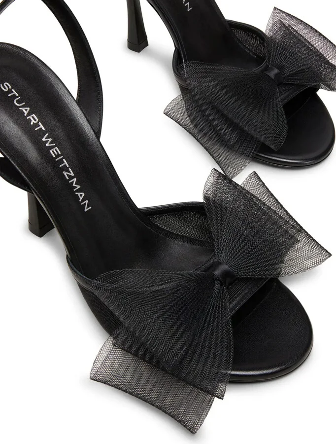 100mm Blushing Bow sandals - Image 4