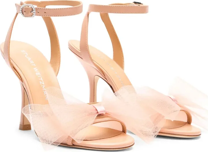100mm Blushing Bow sandals - Image 2