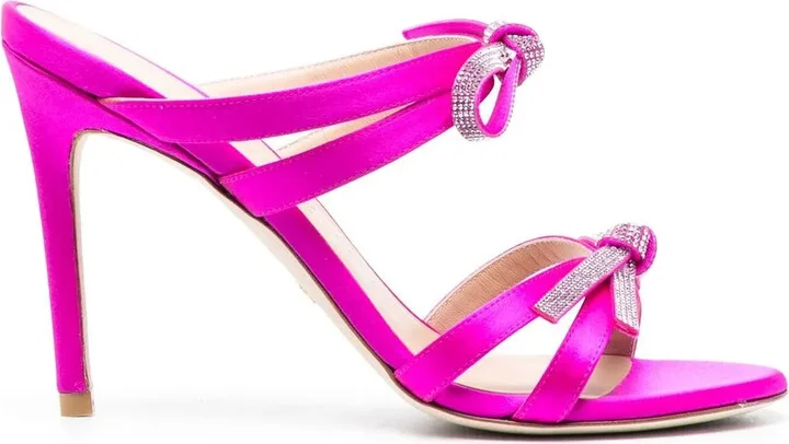 100mm Bow-Detail Sandals