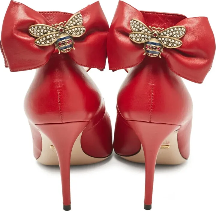 100mm Bow-Embellished Pumps - Image 3