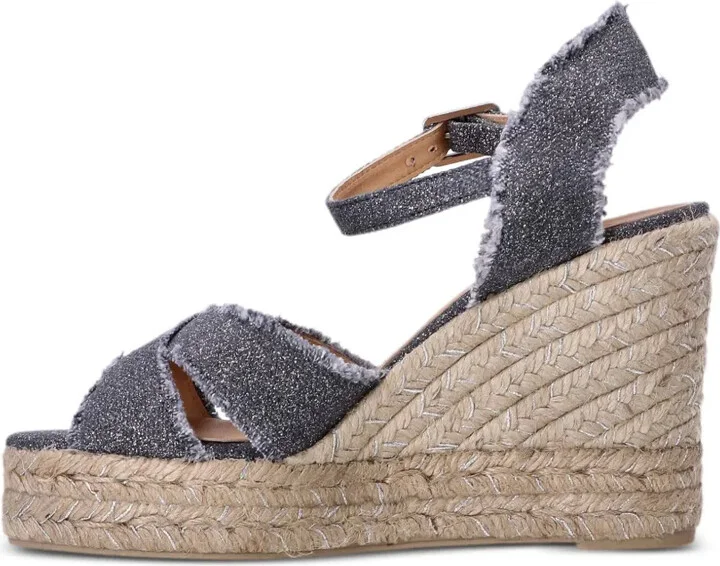 100mm Bromelia metallic espadrilles - Image 4