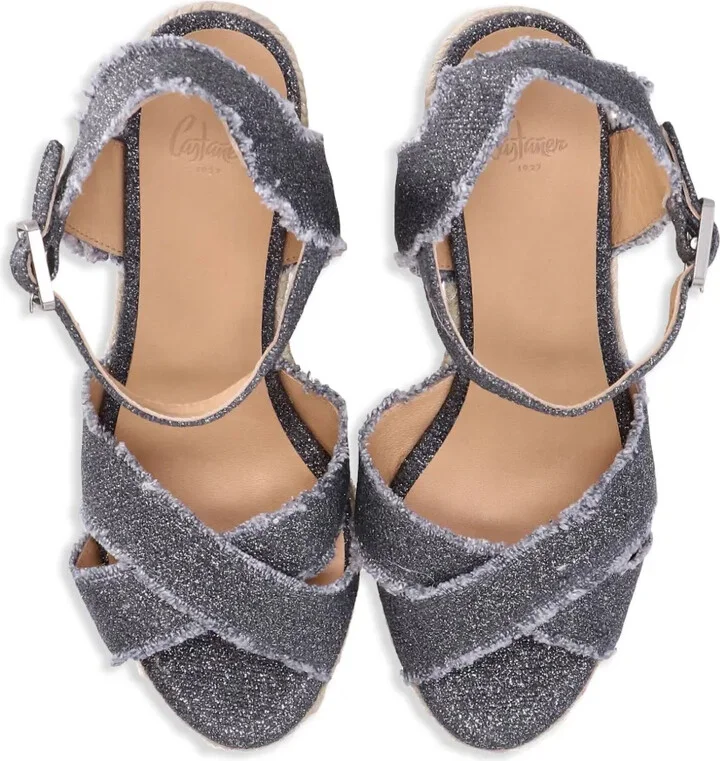 100mm Bromelia metallic espadrilles - Image 5