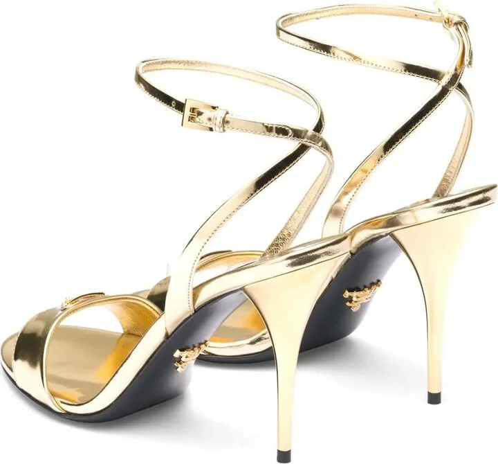 100mm Brushed-Finish Sandals - Image 3