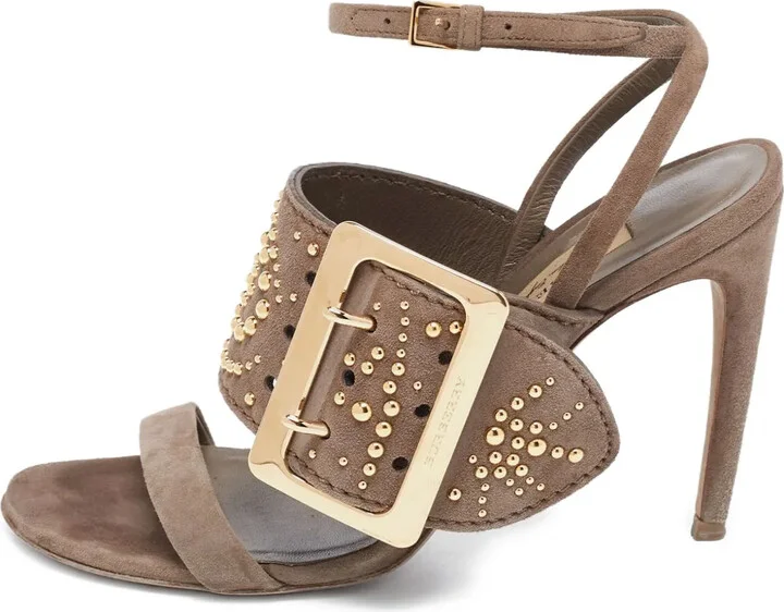 100mm Buckle-Detail Sandals