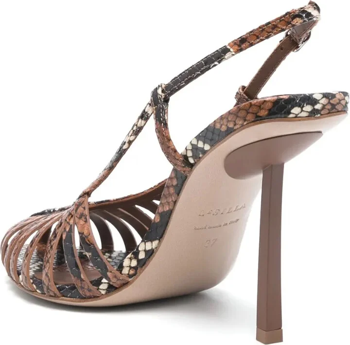100mm Cage slingback pumps - Image 3