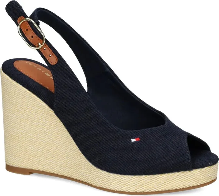 100mm Canvas Slingback Espadrilles - Image 2