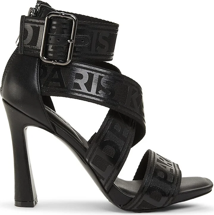100MM Careliz Logo Strap Sandals