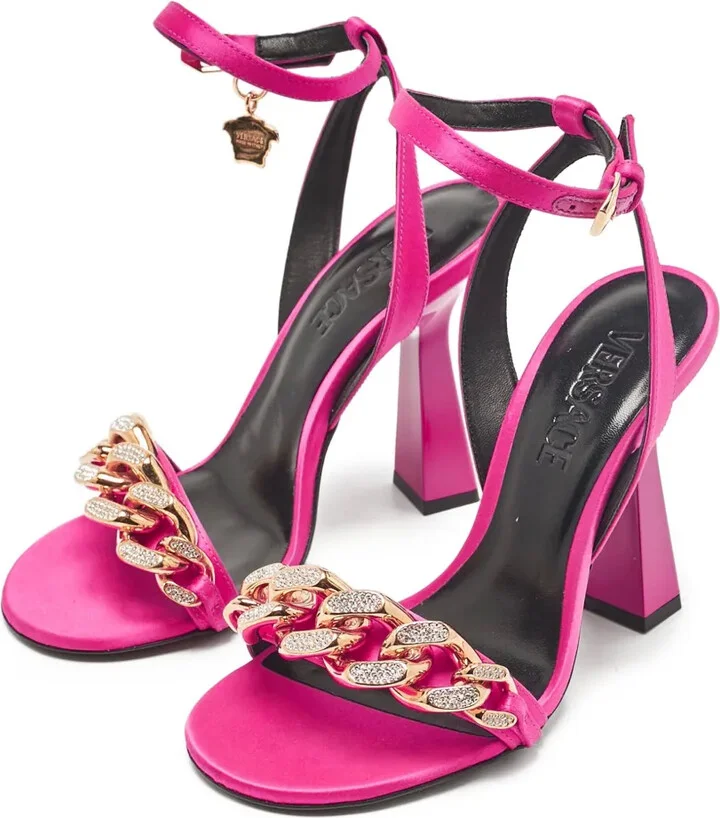 100mm Chain-Detailed Sandals - Image 3