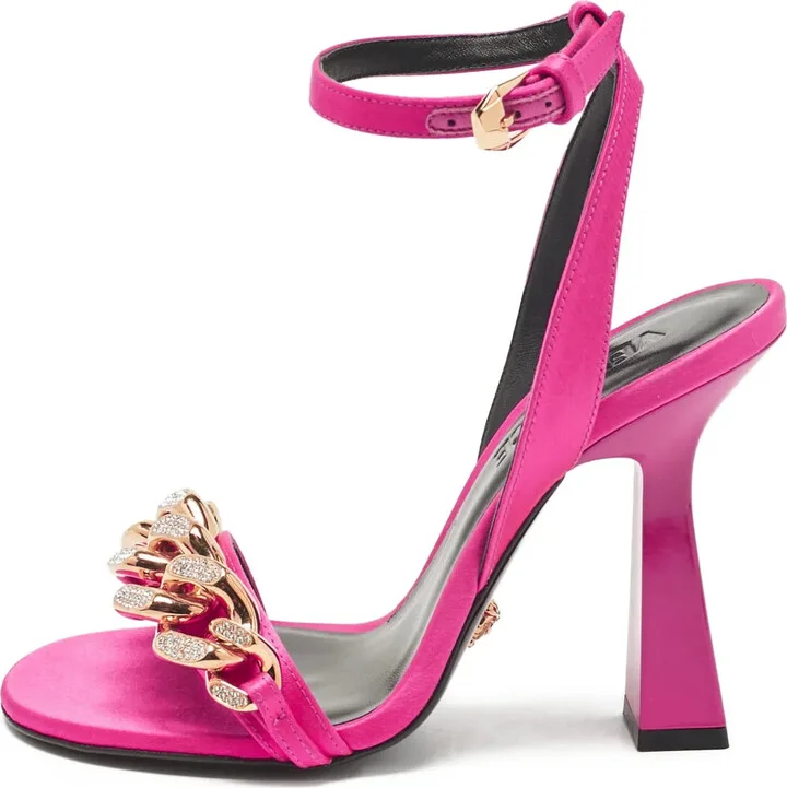 100mm Chain-Detailed Sandals