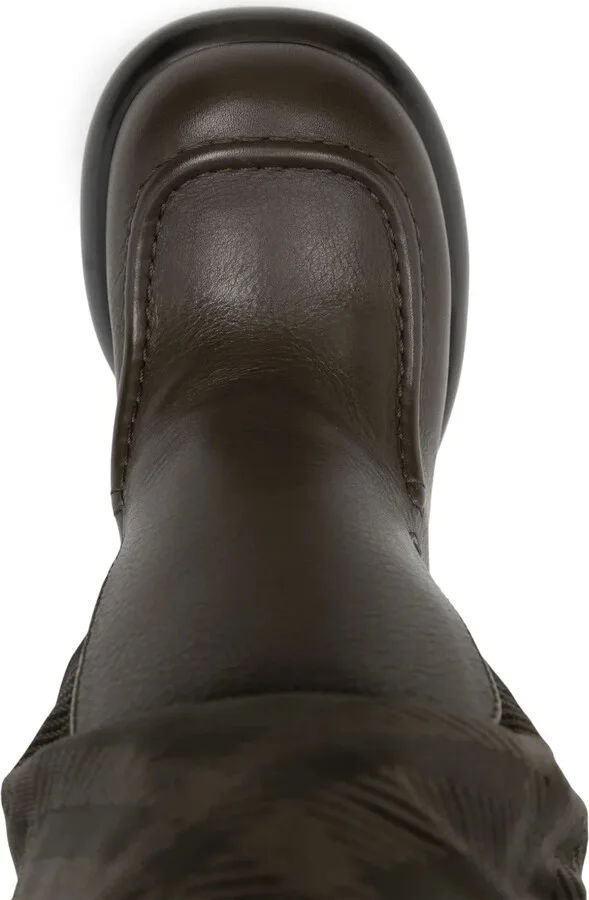 100mm Check-Jacquard Boots - Image 4