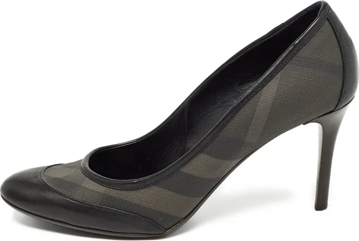 100mm Checked-Panel Pumps