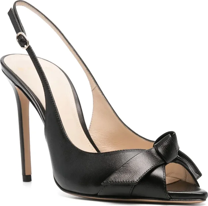 100mm Clarita peep-toe pumps - Image 2