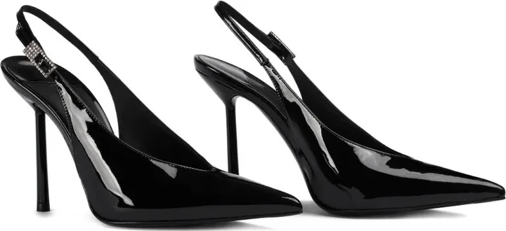 100mm Clivage slingback crystal-embellished pumps - Image 2