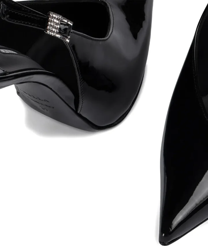100mm Clivage slingback crystal-embellished pumps - Image 4