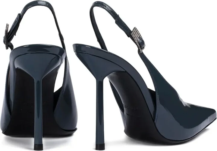 100mm Clivage slingback crystal-embellished pumps - Image 3