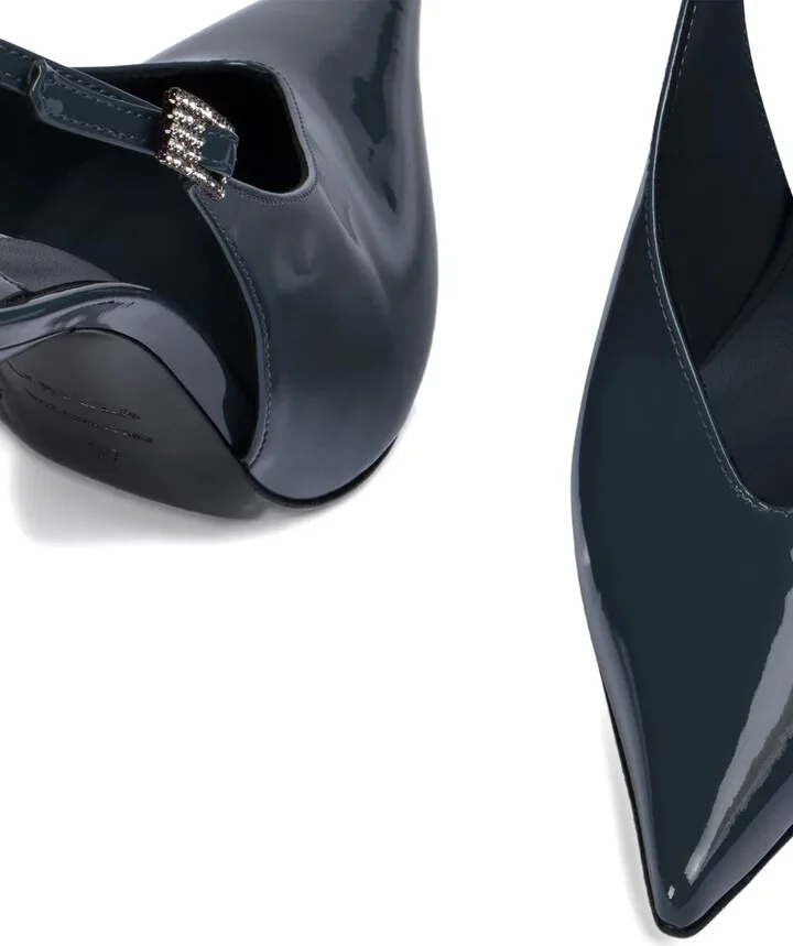 100mm Clivage slingback crystal-embellished pumps - Image 4