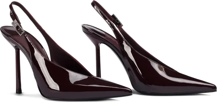 100mm Clivage slingback crystal-embellished pumps - Image 2