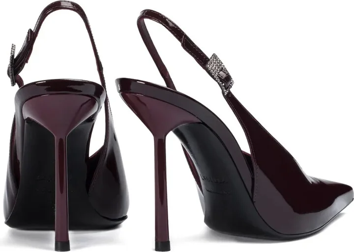 100mm Clivage slingback crystal-embellished pumps - Image 3