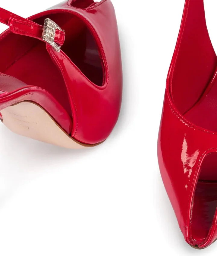 100mm Clivage slingback pumps - Image 4