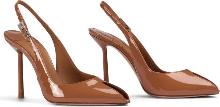 100mm Clivage slingback pumps - Image 2