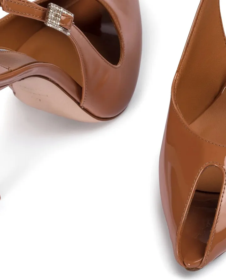 100mm Clivage slingback pumps - Image 4