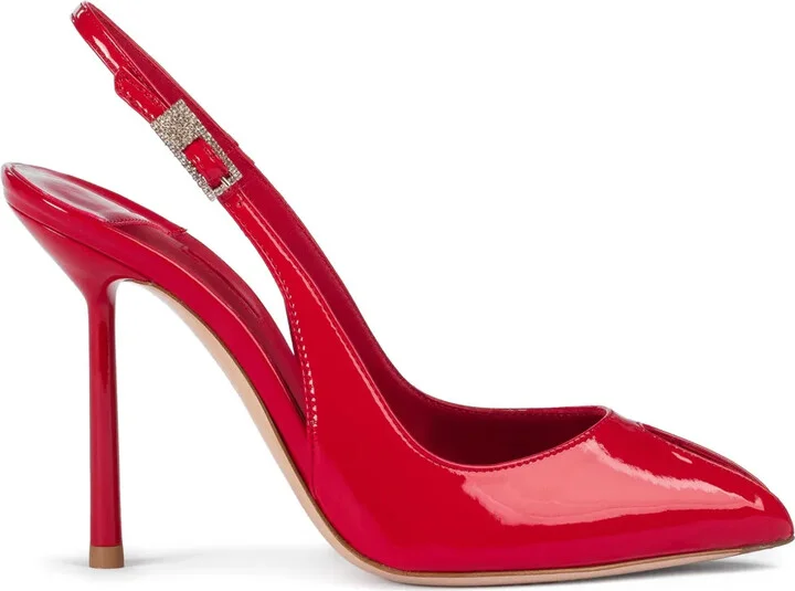 100mm Clivage slingback pumps