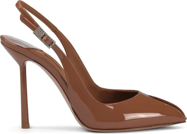 100mm Clivage slingback pumps