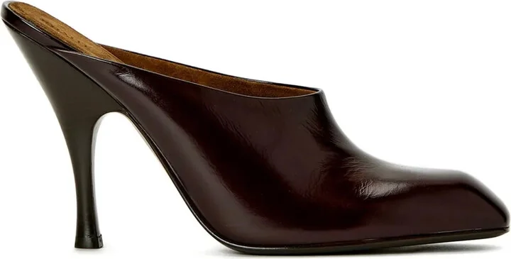 100mm Colt square-toe heeled mules