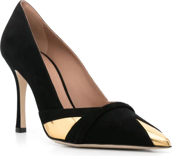 100mm Contrasting-Panel Pumps - Image 2