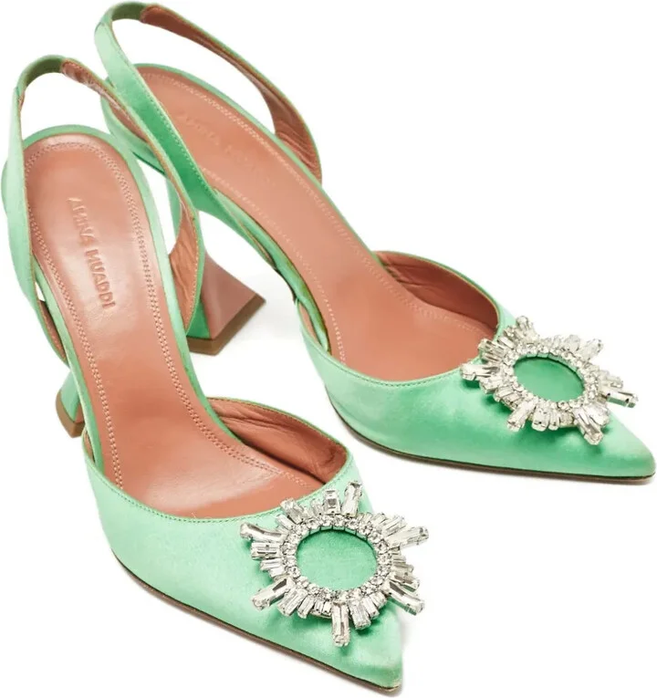 100mm Crystal-Embellished Heeled Pumps - Image 2