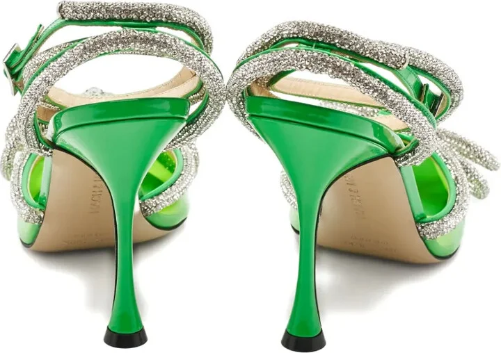 100mm Crystal-Embellished Heeled Pumps - Image 3