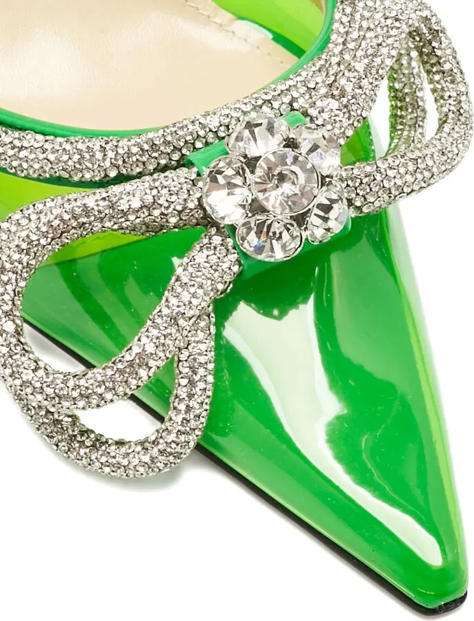 100mm Crystal-Embellished Heeled Pumps - Image 5