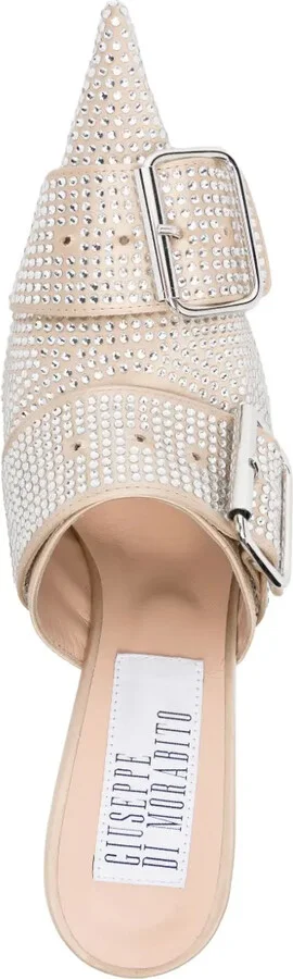100mm Crystal-Embellished Mules - Image 4