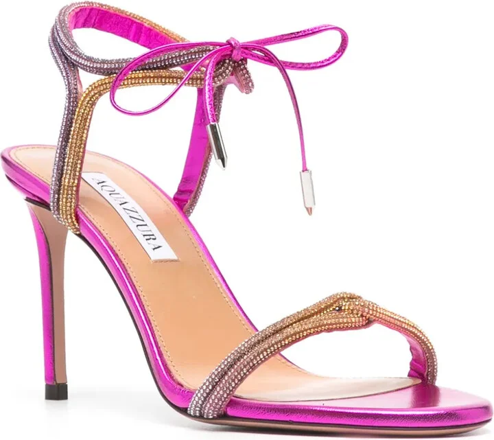 100mm Crystal-Embellished Sandals - Image 2