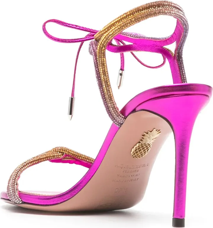 100mm Crystal-Embellished Sandals - Image 3