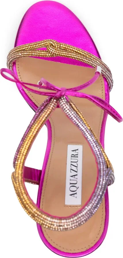 100mm Crystal-Embellished Sandals - Image 4