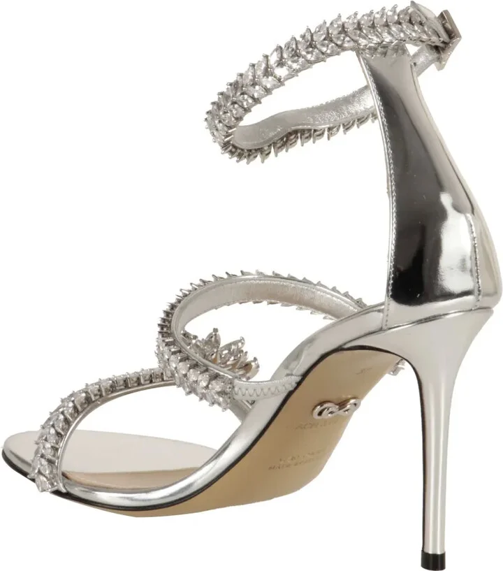 100mm Crystal-Embellished Sandals - Image 3